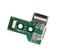 Replacement USB Charging Port Socket Board Compatible with 4 Game Controller High Durability Repair Part for Controllers