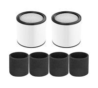 Replacement Vacuum Filter, Dust Capture Filter, Tight Fit Easy Installation Fine Filtration, Cleaning Vacuum Accessory for Home Renovation Maintenance Washable Air Purification, 7.87 Inches