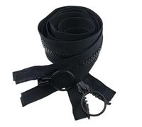 Replacement Zips, 60-200cm Open-End Double Slider Zippers Jacket Plastic Zip DIY Garment Sew Two-Way Opening Tail Zipper(7.5 * 100cm)