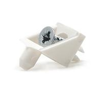 ReplacementScrews Komplement Lot de 8 chevilles de support d'étagère pour Ikea pièce 101558 Blanc