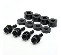 ReplacementScrews Vis de fixation murale M6 compatibles avec téléviseurs LG 43/50/55/65/70/75/77" (400 x 400, 300 x 300, 200 x 200 motifs) - M6-1 x 10 mm à 30 mm - Complet avec boulons, rondelles et