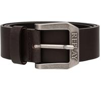 Replay Ceinture en cuir pour homme 128 – Noir/Marron – Taille 90