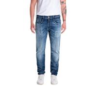 Replay Anbass Aged Jeans, 009 Medium Blue, 40W / 36L Hommes