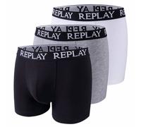REPLAY Basic Cuff Logo Hommes Boxer-short Lot de 3 I101102-N174 2XL