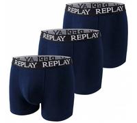 REPLAY Basic Cuff Logo Hommes Boxer-short Lot de 3 I101102-N188 L