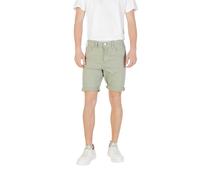 Replay - Bermudas Vert Coton - Homme - Shorts - Vert - Taille: W31