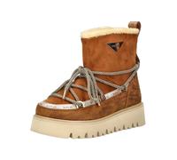REPLAY Bottines à lacets ocre / marron chiné / argent, Taille 36