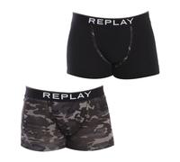 Replay - Boxer Élastique en Coton - Homme - Sous-vêtements - Multicolore - Taille: S