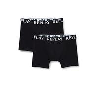 REPLAY Boxer, Logo (2 pièces), Noir, L Homme