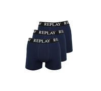 REPLAY Boxers bleu / blanc, Taille M
