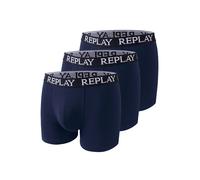 REPLAY Boxers bleu / bleu nuit / blanc, Taille M