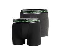 REPLAY Boxers gris chiné / vert clair / vert foncé / blanc, Taille M