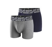 REPLAY Boxers marine / gris chiné, Taille XXL