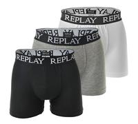 REPLAY Boxers Pour Hommes, Pack De 3 - Sous-Vêtements, Coton, Logo, Uni ...