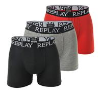 REPLAY Boxers Pour Hommes, Pack De 3 - Sous-Vêtements, Coton, Logo, Uni ...