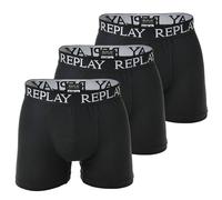 REPLAY Boxers Pour Hommes, Pack De 3 - Sous-Vêtements, Coton, Logo, Uni ...