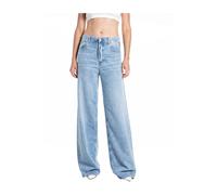 Replay - Cary Wide Leg Jeans - Femme - Jeans - Bleu - Taille: W24
