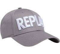 Replay Casquette Trucker En Coton À Chevrons Gris - Taille Unique
