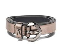 REPLAY Ceinture bronze en cuir pour femme - Leather Belt Lux Gun Metal 143307 95 cm