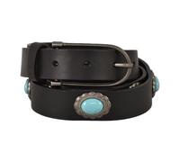Replay - Ceinture en Cuir 100% - - Femme - Accessoires - Noir - Taille: M