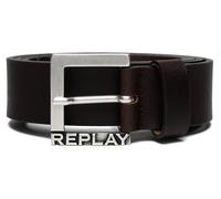 REPLAY ceinture Leather Belt W85 Brown Cocoa