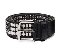 REPLAY Ceinture noir en cuir pour femme et homme - Leather Belt 143565 75 cm
