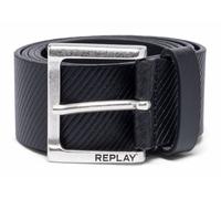 REPLAY Ceinture noir en cuir pour homme - Leather Belt 237075 105 cm