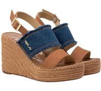Replay Chaussures compensées avec lanières pour femme, 220 denim, 38 EU
