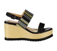 Replay Chaussures compensées avec lanières pour femme, 2372 Black Multi, 36 EU