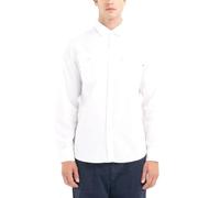 Replay Chemise en Jean à Manches Longues pour Hommes en Coton, Blanc (White 001), Xl