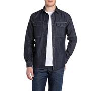 Replay Chemise à manches longues M4124 .000.860 B04 Bleu Taille M Homme