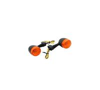 REPLAY Clignotant 50 a Boite Adaptable derbi 50 Senda 1995+ Orange-Noir (Paire)