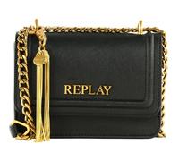 REPLAY Crossbody Bag Black / Satingold
