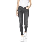 REPLAY Damen Jeans Luzien Skinny-Fit mit Power Stretch, Noir 098 (Schwarz), 25W / 30L