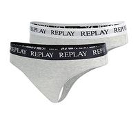 Replay Damen String 2er-Set, Light Grey Mel N288 (Grau), L