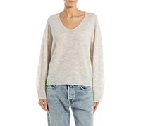 Replay Dk3910 Pull-Over, M02 Gris Clair mélangé, M Femme