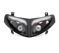 REPLAY Double Optique rr8 pour Peugeot 50 speedfight-II Noir avec LEDs Blanches **