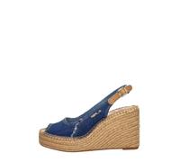 Replay Femme Jess Sling Sandale cale, 220 Denim, 40 EU