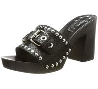 Replay Femme Lohan-Ewings Mocassin, Black 003, 40 EU