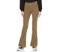 Replay Femme Newluz Flare Jeans, Beige (121 Beige), 32W / 34L EU