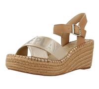 Replay Femme Susan Cross Sandale cale, Platine 045, 35 EU