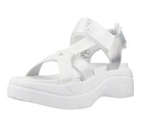 Replay Femme Wellow Sandale, 081 White Silver, 37 EU