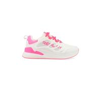 Replay Garçon Fille Maze Jr 8 Basket, 1471 White Fluo Fuxia, 33 EU
