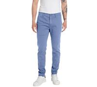 Replay Herren Chino Zeumar Slim-Fit X-Lite Plus, Blue Denim 277 (Blau), 31W / 34L