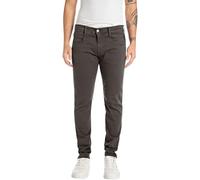 REPLAY Herren Jeans Anbass Slim-Fit Hyperflex Color X-Lite mit Stretch, Gris (Wood Grey 393), 32W / 30L