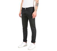 REPLAY Herren Jeans Anbass Slim-Fit Hyperflex Color X-Lite mit Stretch, Schwarz (Noir 040-2), 33W / 36L