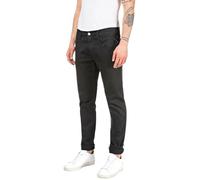 REPLAY Herren Jeans Anbass Slim-Fit Hyperflex Color X-Lite mit Stretch, Schwarz (Noir 040-2), 36W / 32L