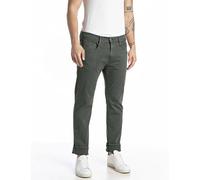 REPLAY Herren Jeans Anbass Slim-Fit Hyperflex Color X-Lite mit Stretch, Vert (Vert Militaire 030-1), 34W / 32L