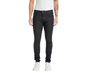 REPLAY Herren Jeans Anbass Slim-Fit Hyperflex Forever Dark mit Stretch, Bleu (Dark Blue 007-1), 31W / 32L
