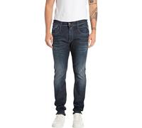 REPLAY Herren Jeans Anbass Slim-Fit Hyperflex mit Stretch, Bleu (Dark Blue 007-6), 31W / 30L